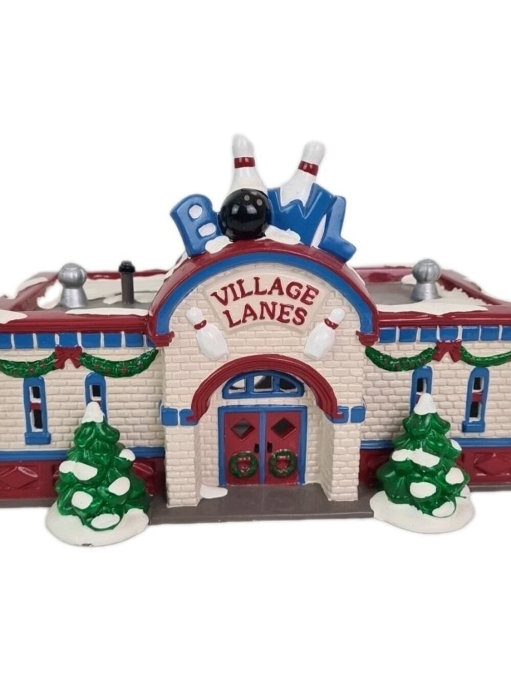 Department 56 Original Snow Christmas Village “Bowling Alley” 54858 Retired